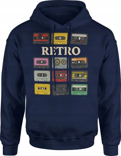 Herren retro hoodie - herren, mit