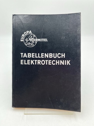 Tabellenbuch elektrotechnik - tabellenbuch,