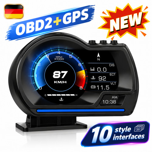 Hud head display gps obd2 - head-up,