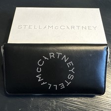 STELLA McCARTNEY STELLA LOGO ECO ZIPPED LONG WALLET Geldbörse BLACK schwarz