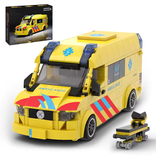 Lego kompatibler rettungswagen - lego-kompatibler,