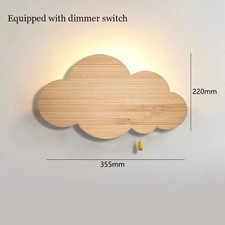 Wandleuchte Holz Design LED