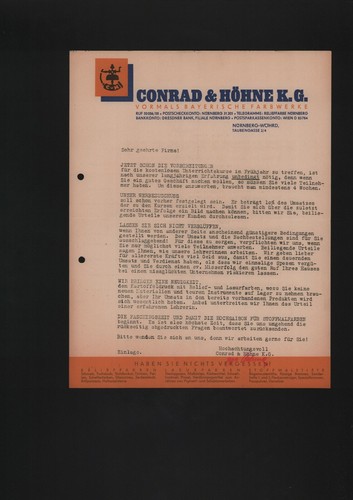 Nürnberg brief 1935 conrad - brief,