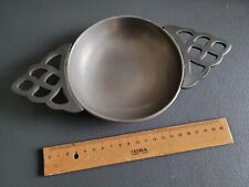 Antik Zinn Schale Aschenbecher