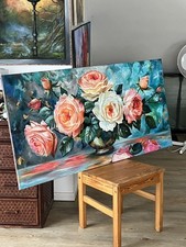 Wunderschönes bild handgemalt - wunderschönes,