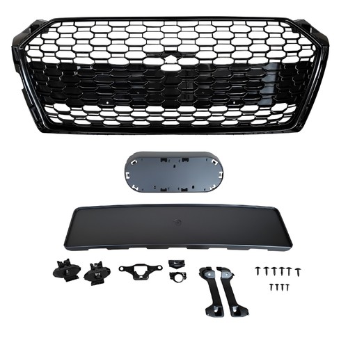 Kühlergrill waben schwarz - kühlergrill,