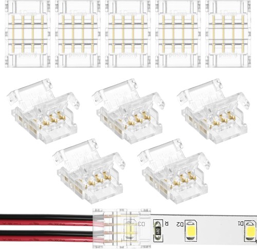 Led strip connector polig - strip,