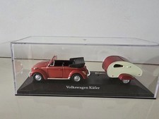 modellauto 1 43 VW Käfer 1302 Cabrio 1971 mit Wohnwagen