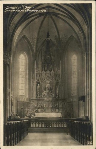 Simbach inn inneres kirche - simbach,
