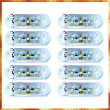 10x Weiss 3 LED Position