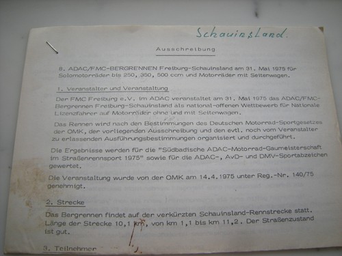 Ausschreibung 1975