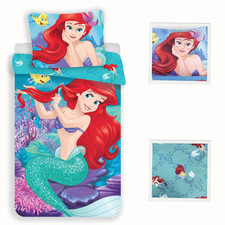 Disney Bettwäsche Meerjungfrau Arielle 2-tlg 135/140x200 cm Baumwolle Bettbezug