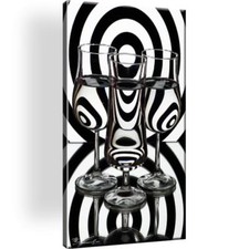 Glas Bild auf Leinwand