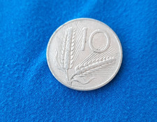 Italienische 10 Lire  Münze von 1955