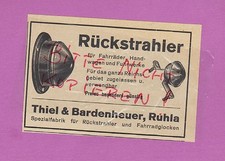 RUHLA, Werbung 1934, Thiel &