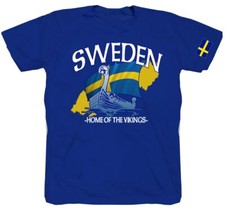 Shirt Norwegen Vikings Schweden Odin Angler Walhalla Wikinger Route MC Chopper