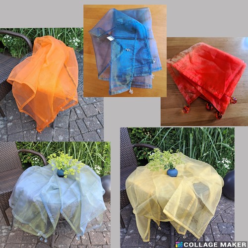 Mitteldecken organza für - mitteldecken,,