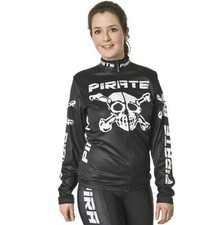 Pirate Trikot Langarm Schwarz