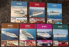7 x Schiffsbroschüre  MSC KREUZFAHRTEN ship cruise Schiff Broschüre brochure TOP