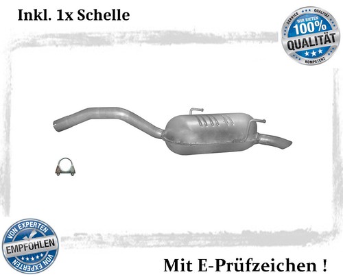 Endschalldämpfer für peugeot - endschalldämpfer,