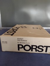 Dia Sortierer Porst 26-206 2 22-068 für 36 Dias 5x5, beleuchtet