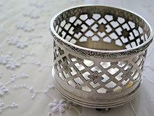 villeroy boch Antik Schale 1748 Messing Silberüberzug