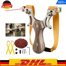 Profi Steinschleuder Jagd Schleuder Camping Katapult Gummiband Sportschleuder