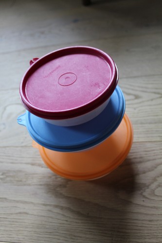 Tupper set teilig orange - set, 6