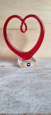 Leonardo Heart Skulptur Herz Glasskulptur Dekoskulptur Glasobjekt rot 90871