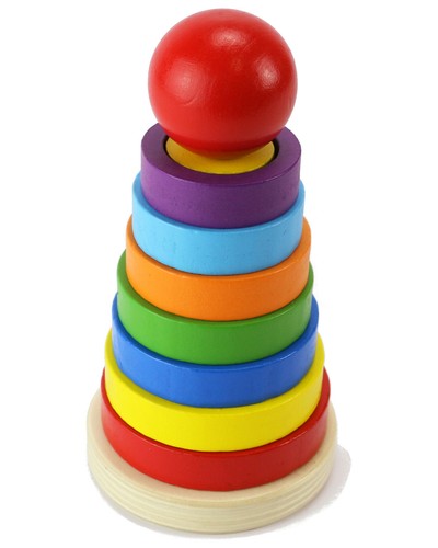 Ringpyramide bunter stapelturm - ringpyramide,