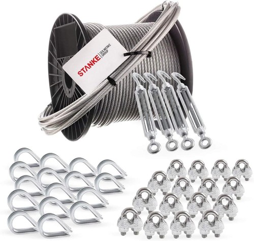 Pvc drahtseil set stahlseil - pvc,