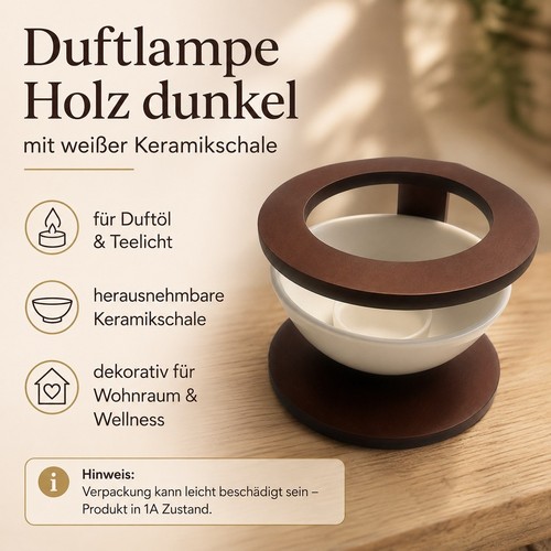 Ruck duftlampe holz dunkel - ruck,