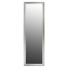 Wandspiegel BLANKENESE antik silber 62x187cm schlichter Holzrahmen Landhausstil
