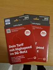 Vodafone Prepaid-Karten, 2x20