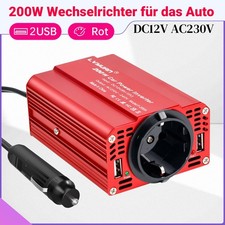 200W Wechselrichter 12V/230V