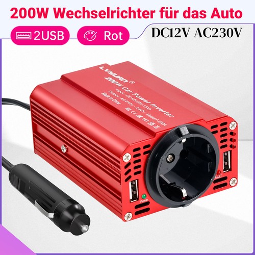 200w wechselrichter 12v 230v - wechselrichter, 12v/230v