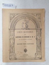 Liber Marianus Seu Cantiones