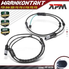 2x Warnkontakt Verschleißanzeiger Vorne Hinten für BMW 5er F10 F18 6 F06 F12 F13