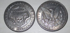 Motor HARLEY DAVIDSON Cycles One Dollar Fake Dollar mit Adler u. Skull Totenkopf