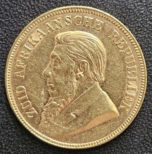 1 Pond South Africa Paul Krüger Krügerrand Südafrika Or Oro Goud