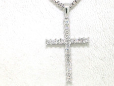 Brillant Anhänger Kreuz 585