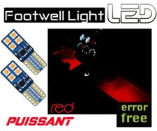 For Audi A4 B8 2 LED Bulbs Red