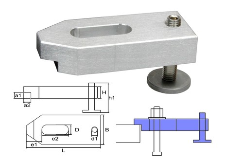 Verstellbares gussaluminium - verstellbares,