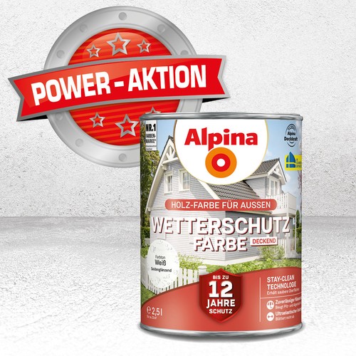 Alpina wetterschutzfarbe - alpina,