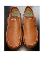 Schuhe Herren ultra bequem rutschfeste Freizeitschuhe Kunstleder