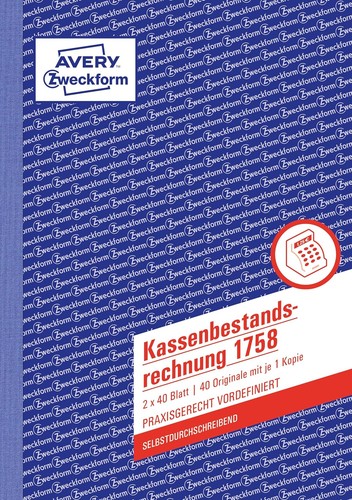 Avery zweckform formularbuch - avery,