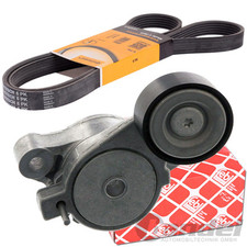 CONTI KEILRIPPENRIEMEN + SPANNER passend für VW GOLF 5 PASSAT B6 TOURAN POLO GTI