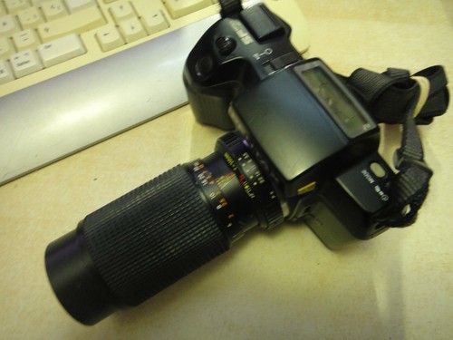 Pentax sf7 vintage camera - vintage, with
