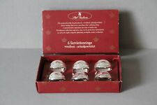 WMF Stil Galerie 6 versilberte Serviettenringe anlaufgeschützt