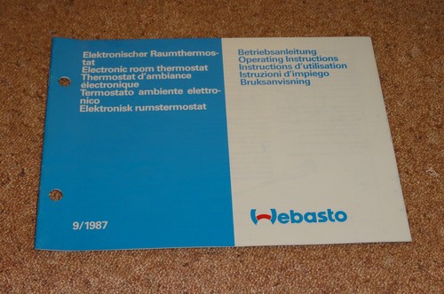 Betriebsanleitung webasto - betriebsanleitung,